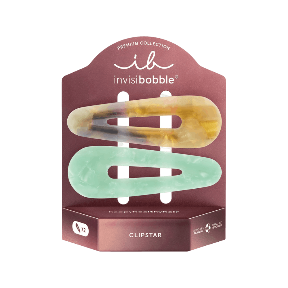 INVISIBOBBLE CLIPSTAR PREMIUM RAINBOW CAROUSEL НАБОР ЗАКОЛОК ИЗ 2-Х ШТУК 